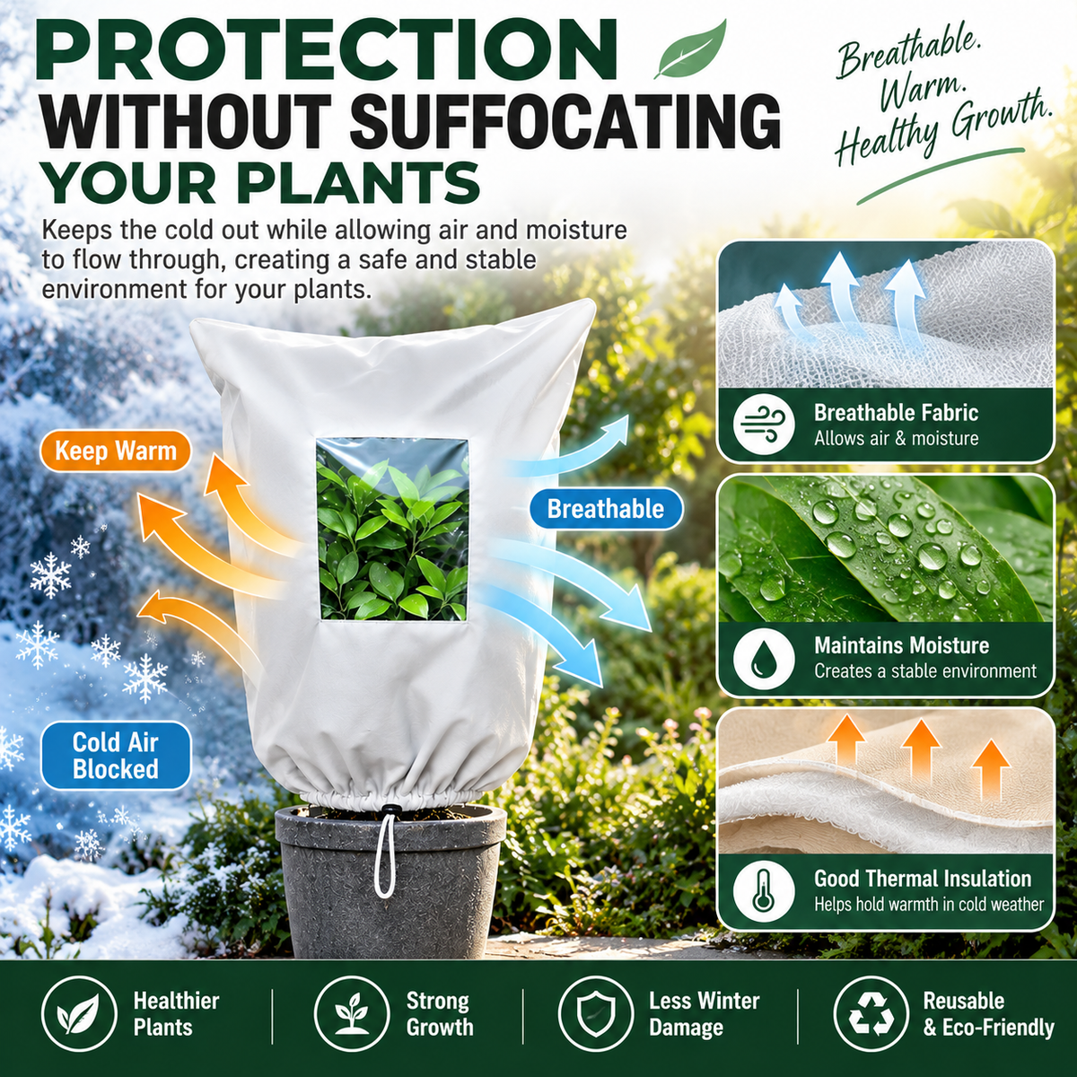 🌿 Add an Extra Frost Protection Cover & Save 25% — Keep More Plants Protected This Winter! ❄️