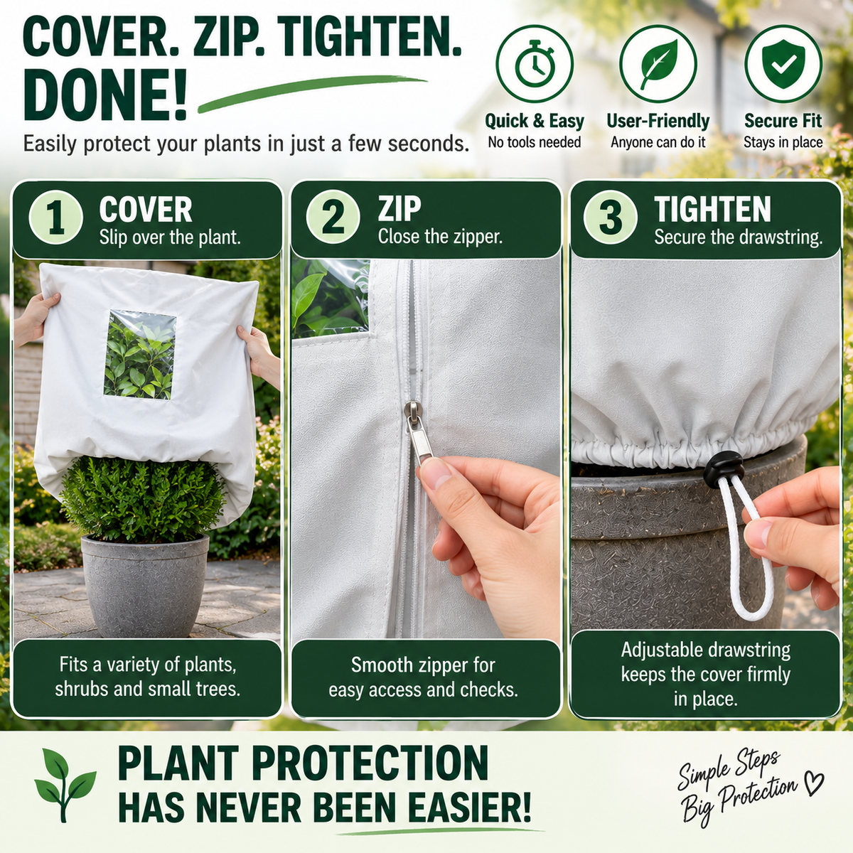 ❄️ Save 40% on an Extra Frost Protection Cover — Winter Care for Your Shrubs, Pots & Young Trees! 🌿