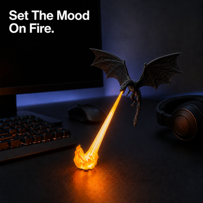 🔥🔥 Limited-Time 25% OFF！🐉 Dragonfire Wireless LED Dragon Lamp – Epic Fire-Breathing Glow for Gaming Rooms, Desks & Gifts ✨