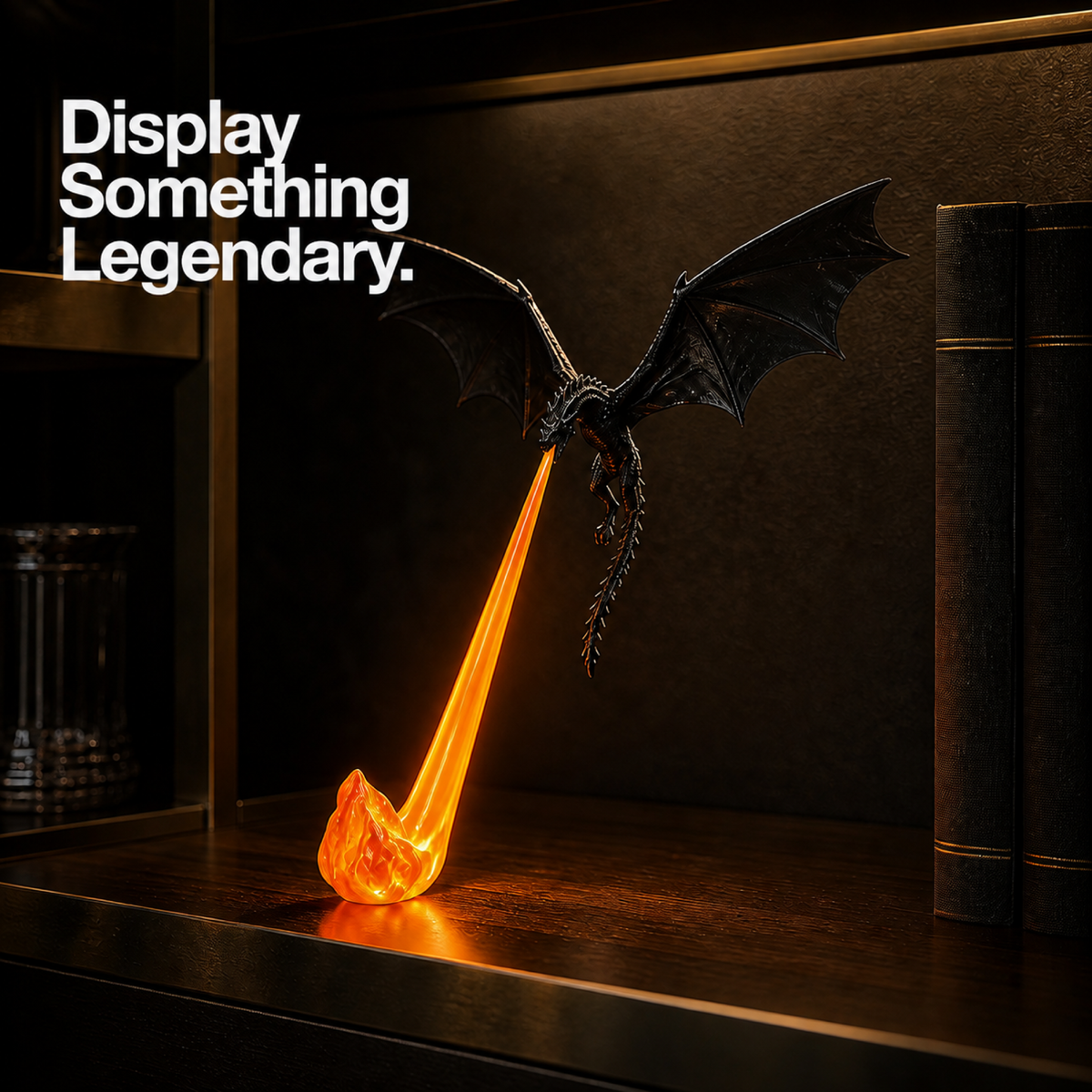 🔥🔥 Limited-Time 25% OFF！🐉 Dragonfire Wireless LED Dragon Lamp – Epic Fire-Breathing Glow for Gaming Rooms, Desks & Gifts ✨