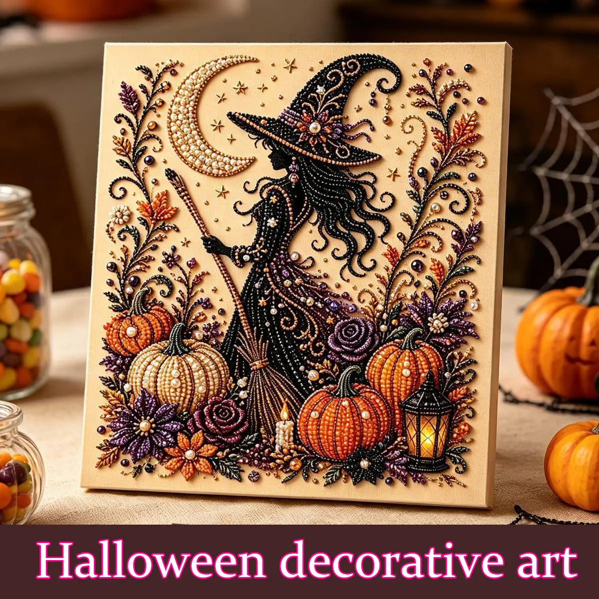 🔥🎃 LIMITED-TIME 25% OFF！Add Another Halloween Witch Pearl Painting Kit & Save More 👻✨